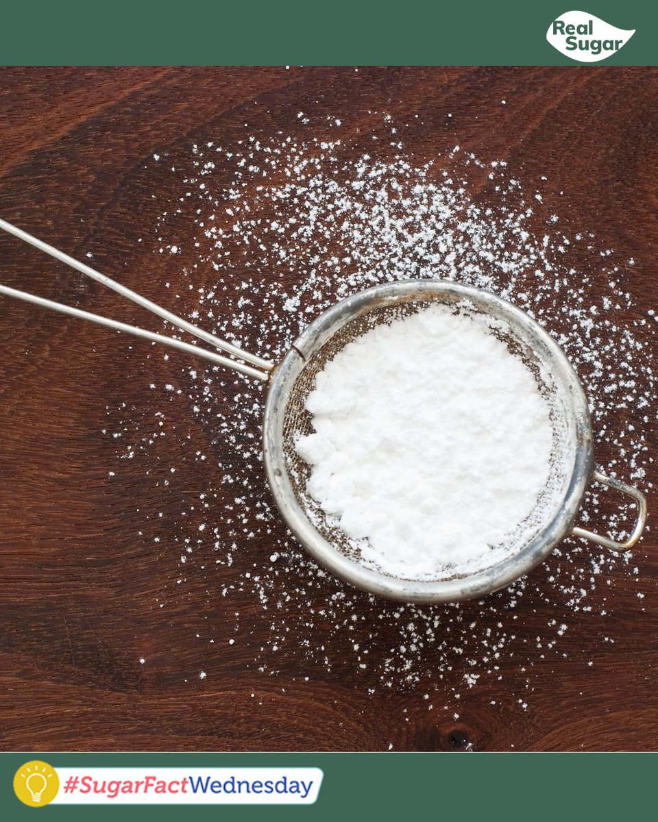 #SugarFactWednesday Need powdered sugar for a holiday bake but you're all out? You can make it at home. Powdered sugar = granulated sugar + cornstarch. Watch our DIY video linked here: youtu.be/a0YAihc3jJc?si… #RealSugar #FoodScience #BakingHack