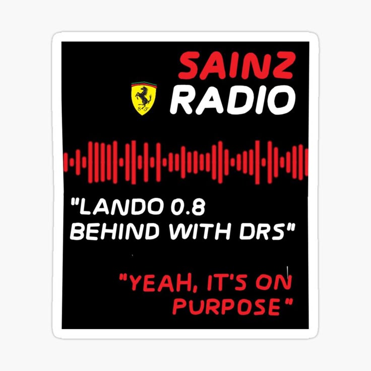 sainzinnorris's tweet image. carlos “ it's on purpose ” sainz !