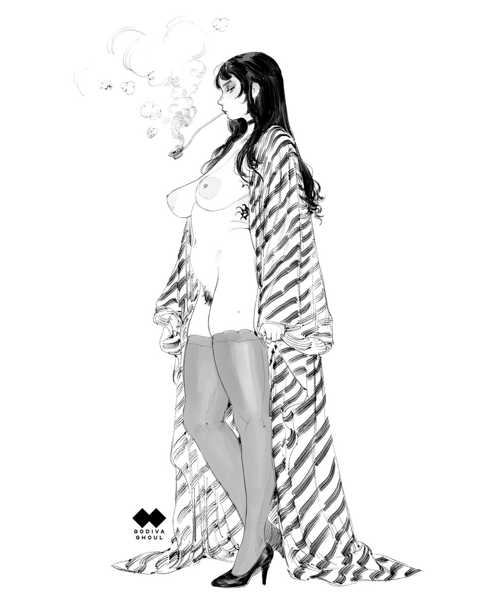 godiva_ghoul's tweet photo. 10th of December sketch 
no torpedo can take me down today https://t.co/Cc3ZwKKass
