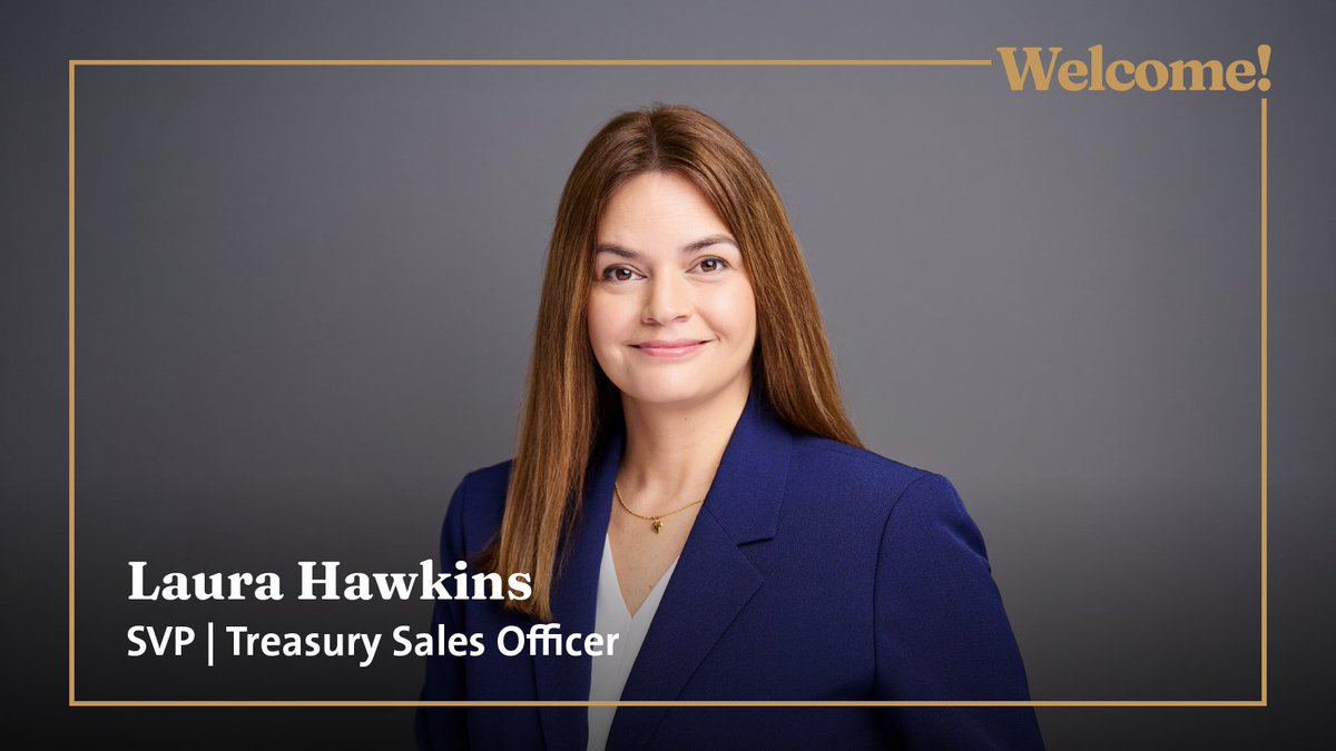 NorthStateBank's tweet image. Welcome 𝗟𝗮𝘂𝗿𝗮 𝗛𝗮𝘄𝗸𝗶𝗻𝘀, our new senior vice president and treasury sales officer. Laura is passionate about helping businesses leverage treasury tools to support growth, streamline operations, and enhance financial strategy.

ow.ly/IXWn50XGUN9