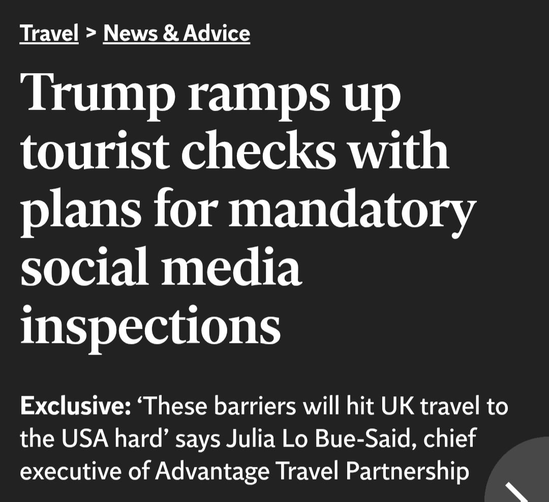 If you are planning a trip to the World Cup, you better not have said anything naughty about Trump online in the last 5 years. If so, you ain't going.