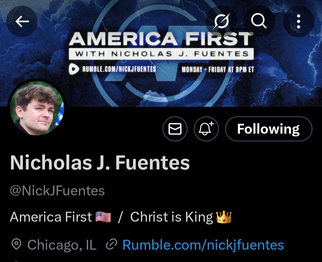 consciousphilos's tweet image. Why doesn't Nick Fuentes (@NickJFuentes) a guy with over 1 million followers on X, have a blue checkmark then?

Also, you took blue checkmarks from a bunch of people last year because they dared to disagree with you. A bit hypocritical for a "free speech advocate" don't you…