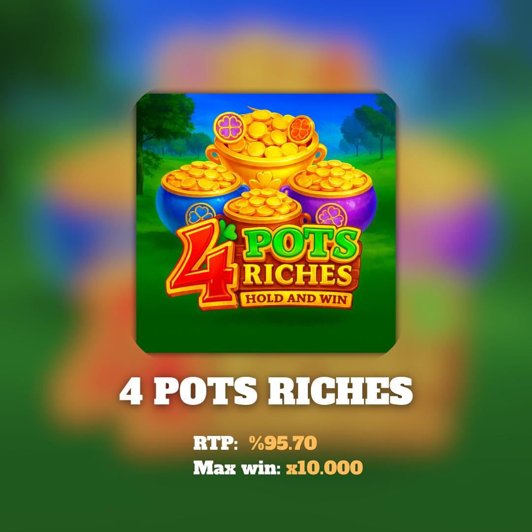 🎰 4 POTS RICHES: HOLD &amp; WIN — TREASURES ARE WAITING FOR YOU! 🍀

Every spin brings you one step closer to the big bounty! 🌈

💎 RTP: 95.70%
💰 Max win: x10,000
👉 winup.uno👈

Today, you could be the true winner of the Irish legend! 🚀

#Rabona #PlayAmo #Spinz