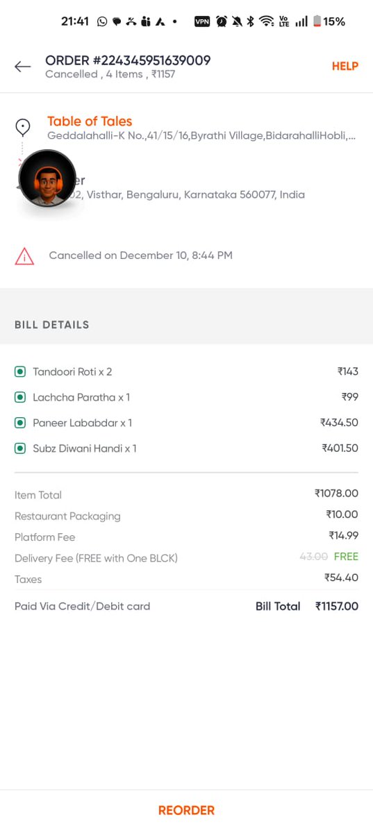 wishstuk's tweet photo. @SwiggyCares Now you are not refunding our money also 
The money is already paid ..and you are saying it's cash on delivery 
#bad #service #Swiggy https://t.co/owXTn5I49m