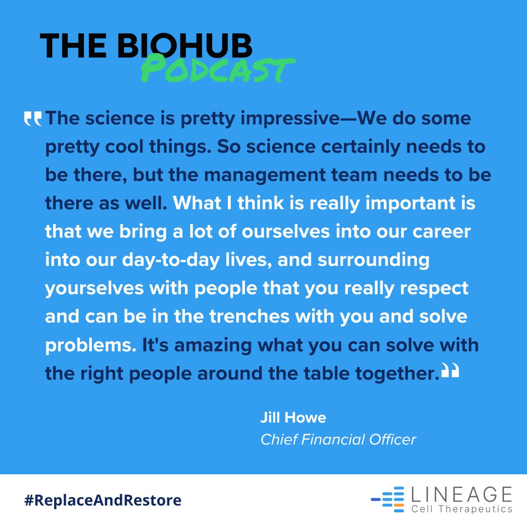 Lineage Cell Therapeutics tweet media