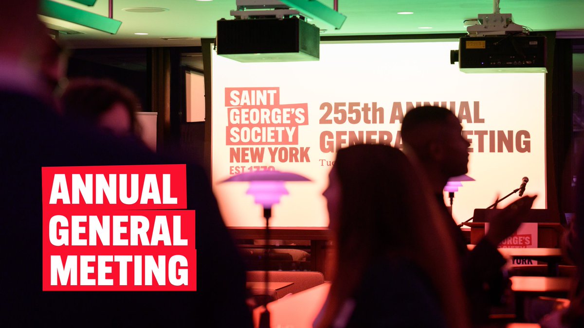 St. George's Society of New York tweet media