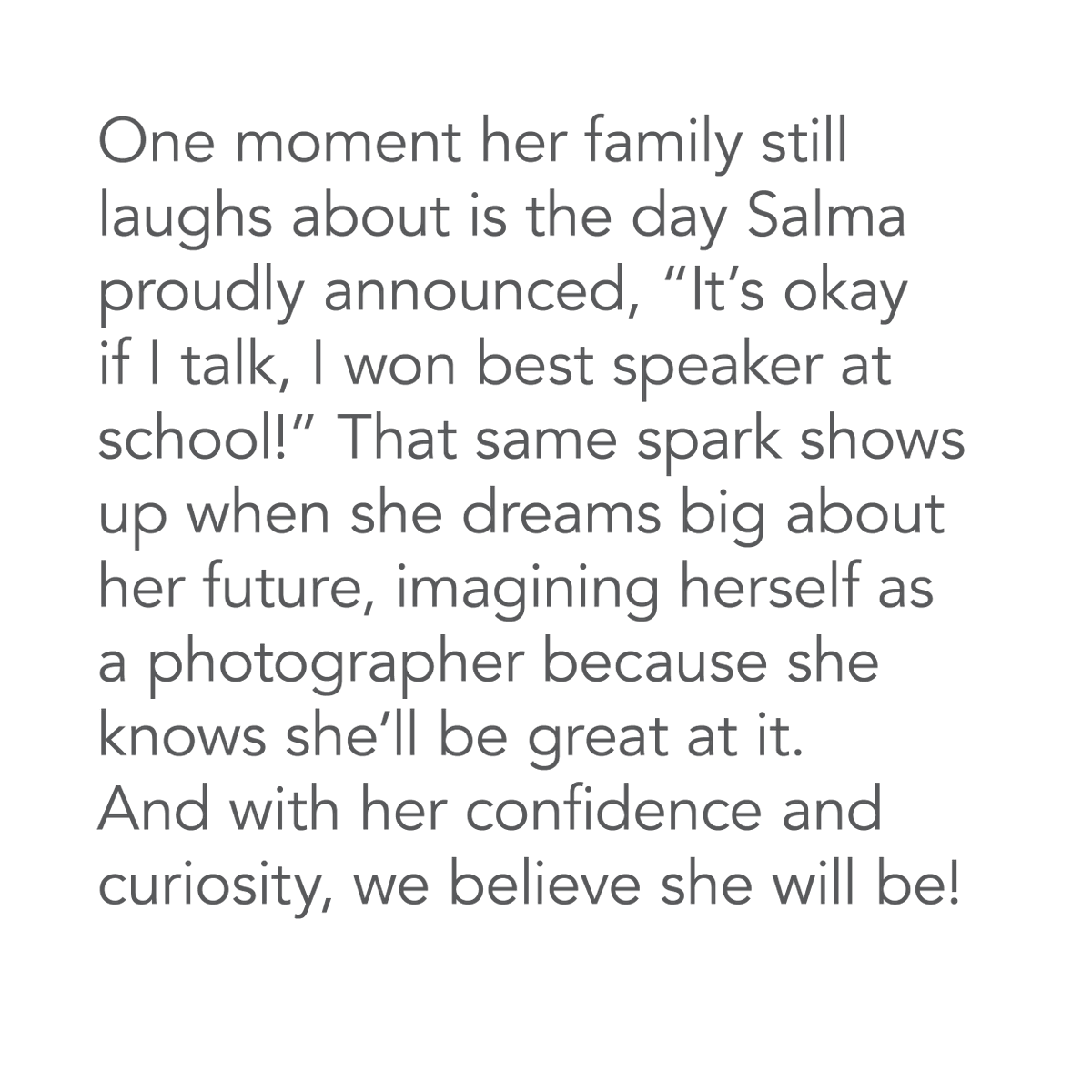 mplswaytogrow's tweet image. Meet Salma! 🧡Salma fills every room with confidence and personality. In preschool, she shined academically while learning how to find her place among the other kids.  #WaytoGrow #EducationIsPower