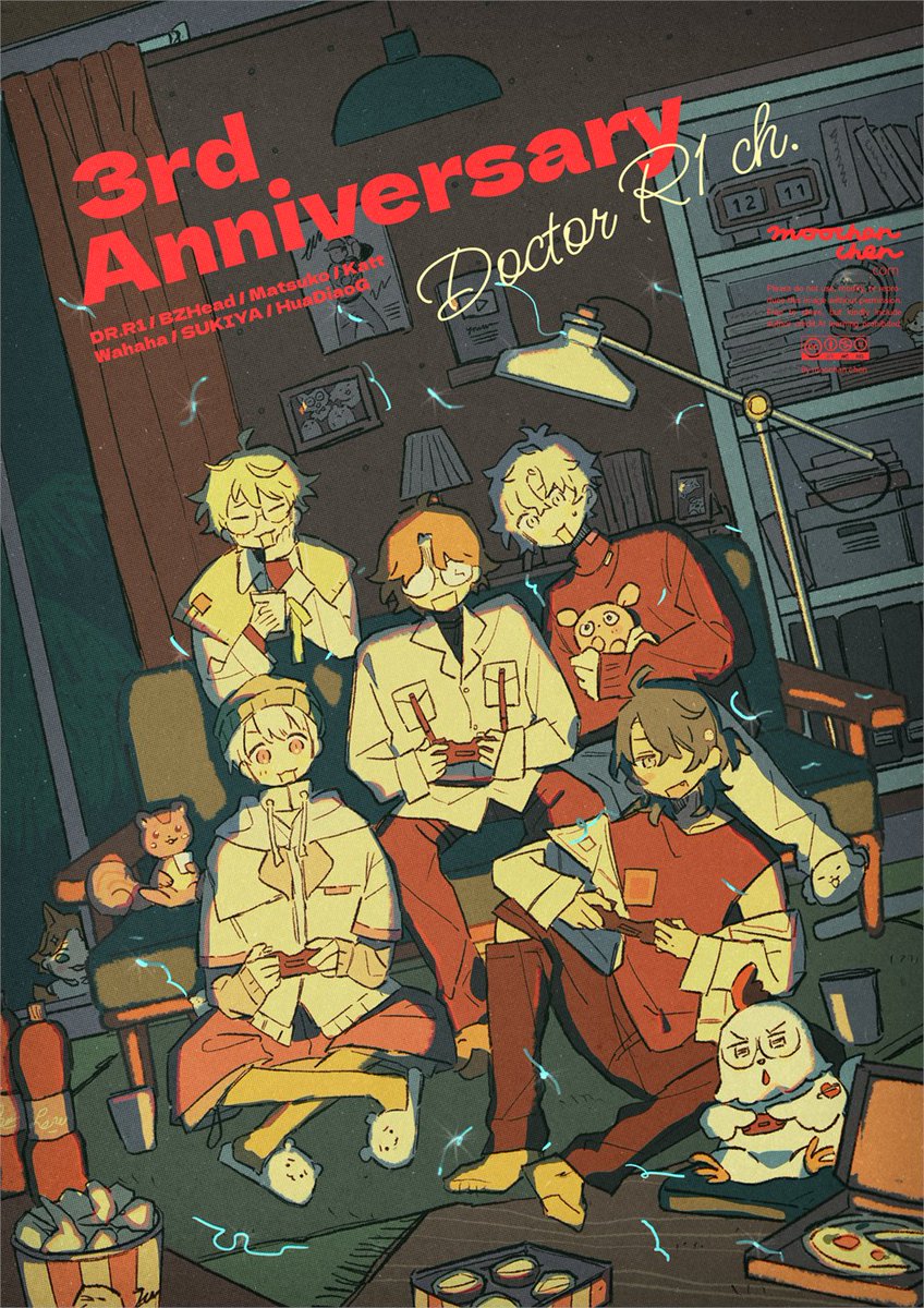 半夜偷發三周年！
主題是一起玩恐怖遊戲的萬箱ａｋａ只有阿萬破防的世界
#阿萬人迷 #No萬here