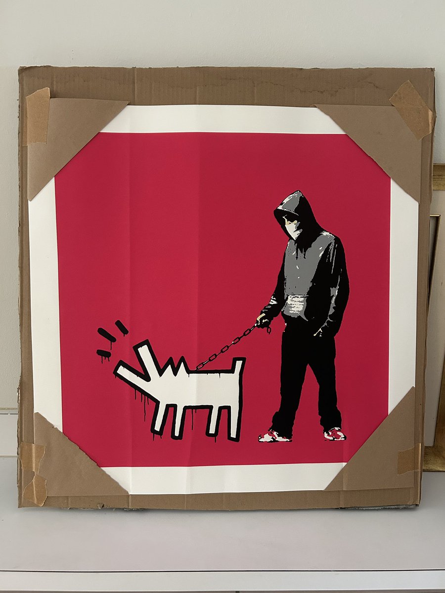 Does anyone really think they can ship a 30" X 30" X 1" cardboard sandwich 2,000 miles away and have it arrive flat? They refund and say, "keep it". Not gonna hang it and I can't throw it out. It will live in the purgatory of the back of the closet. #Banksy