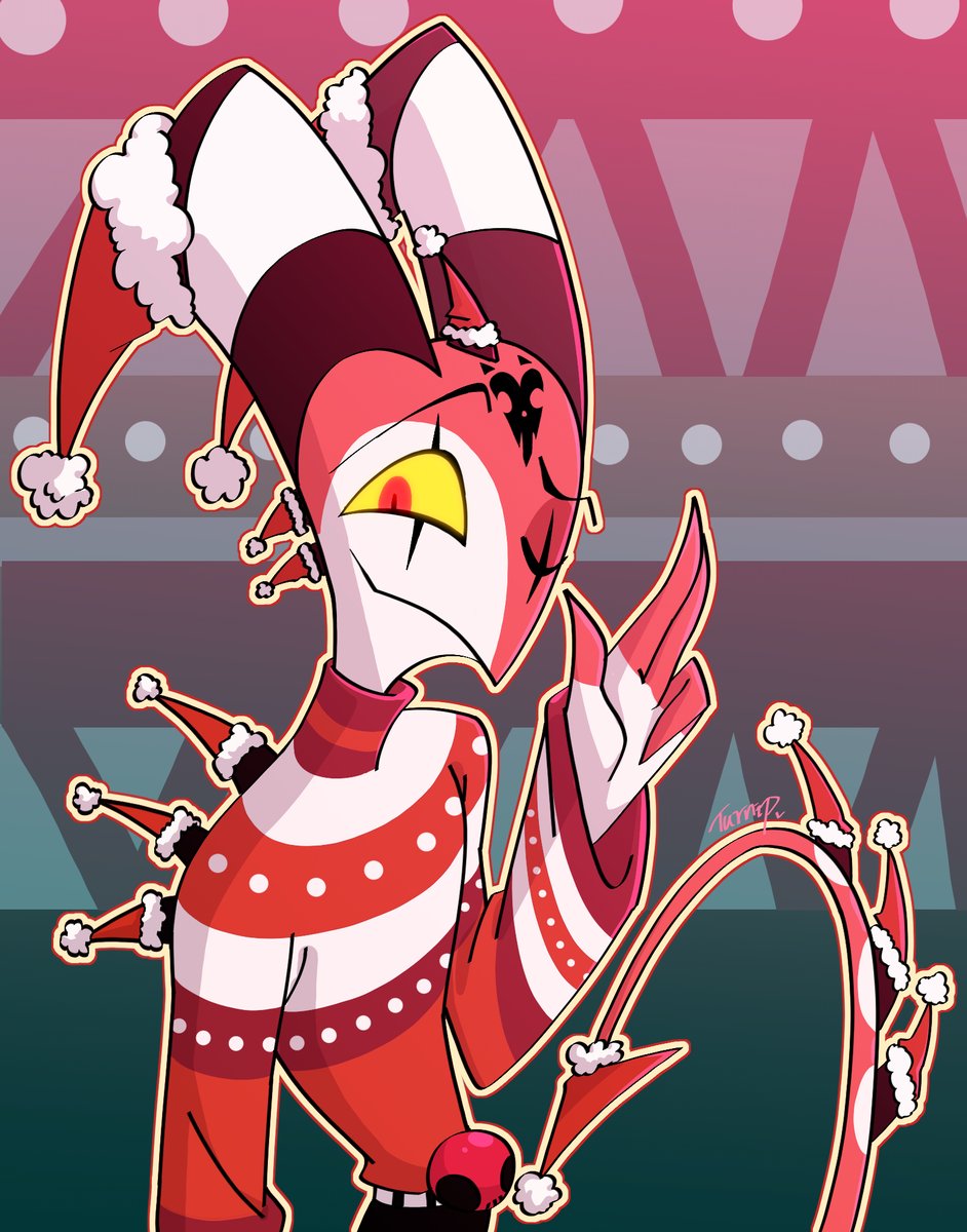 Guess how many Santa hats there are?
#HelluvaBoss 
#Blitzø