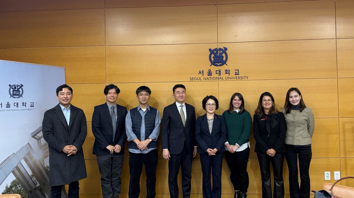 RutgersGlobal's tweet photo. This week, Assistant VP for Global Affairs Ji-Yeung Jang is leading a delegation on visits to five universities and participation in the AI-BIOX Grand Summit, exploring new opportunities in research, innovation, and academic collaboration.

#RUGlobal https://t.co/vrLJdLgpc2