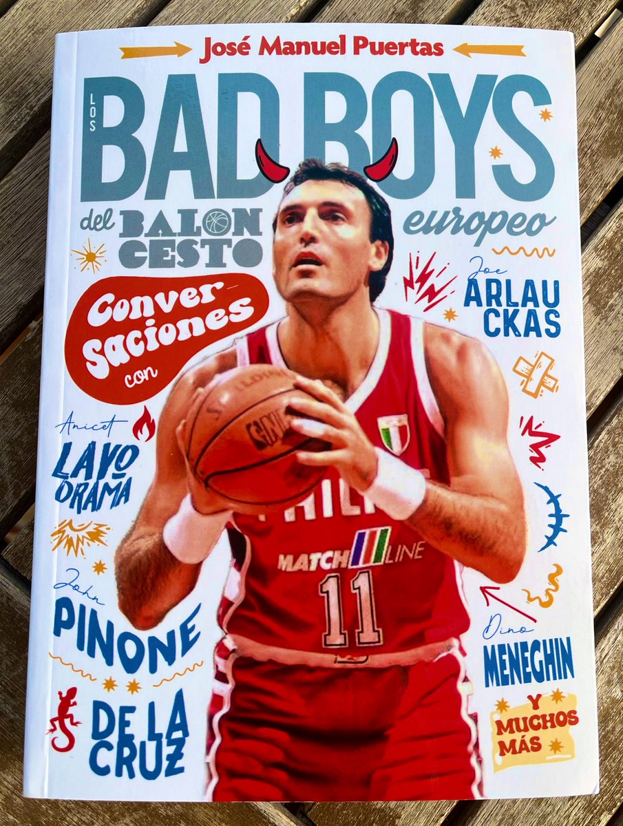 JuanMa_RC_'s tweet image. Era justo y necesario hacer un libro sobre los “chicos malos” del #Baloncesto europeo y @josempuertas nos trae a un verdadero equipazo cargado de tipos duros y codos bien afilados 😈💪🏼
Una lectura de campeonato 📖🏆