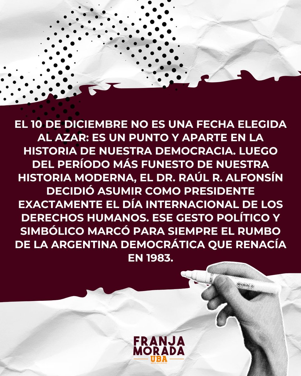 Franja Morada UBA tweet media