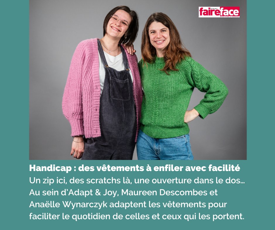 Maureen Descombes est passionnée par la couture. En 2024, elle en a fait son métier, se mettant au service des personnes en situation de handicap. Avec son associée, elle adapte les vêtements pour faciliter le quotidien de celles et ceux qui les portent. ➡️urls.fr/GBR_5z