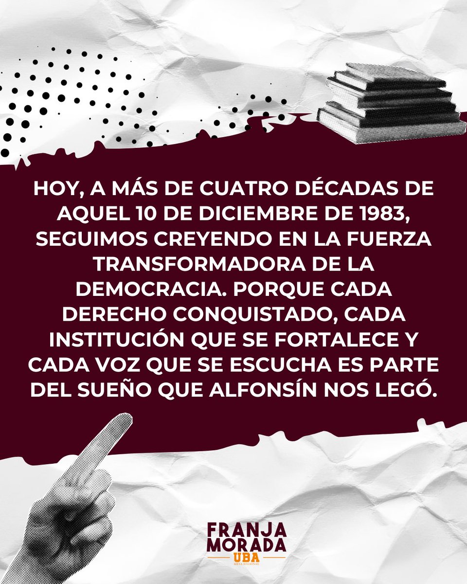 Franja Morada UBA tweet media