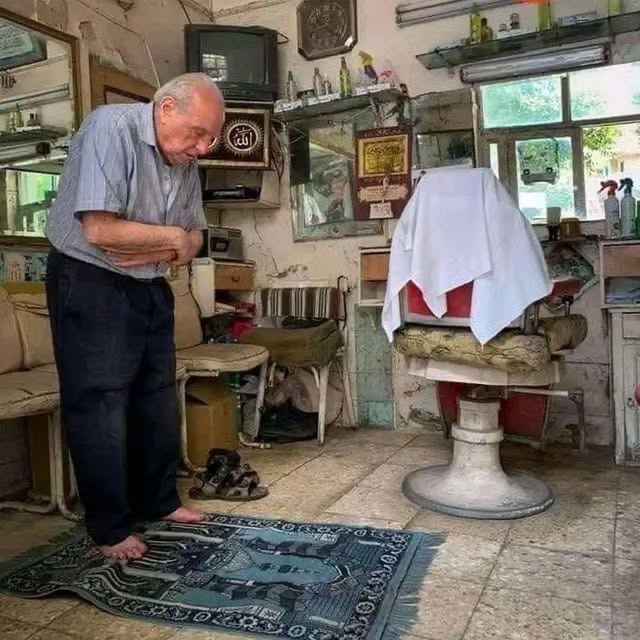 Uncle paused for a moment and prayed.