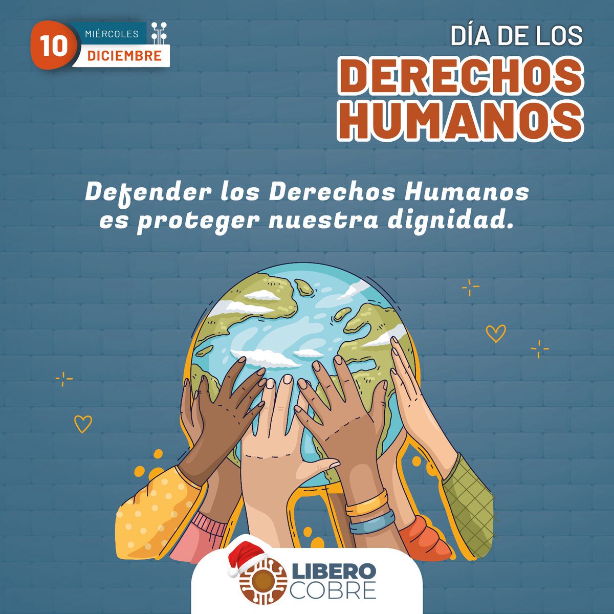 Día de los Derechos Humanos

Hoy es un recordatorio de algo esencial: cada persona, sin excepción, merece vivir con dignidad, respeto y libertad.
Defender los Derechos Humanos es reconocer la historia detrás de cada rostro, escuchar las voces del territorio y proteger el futuro