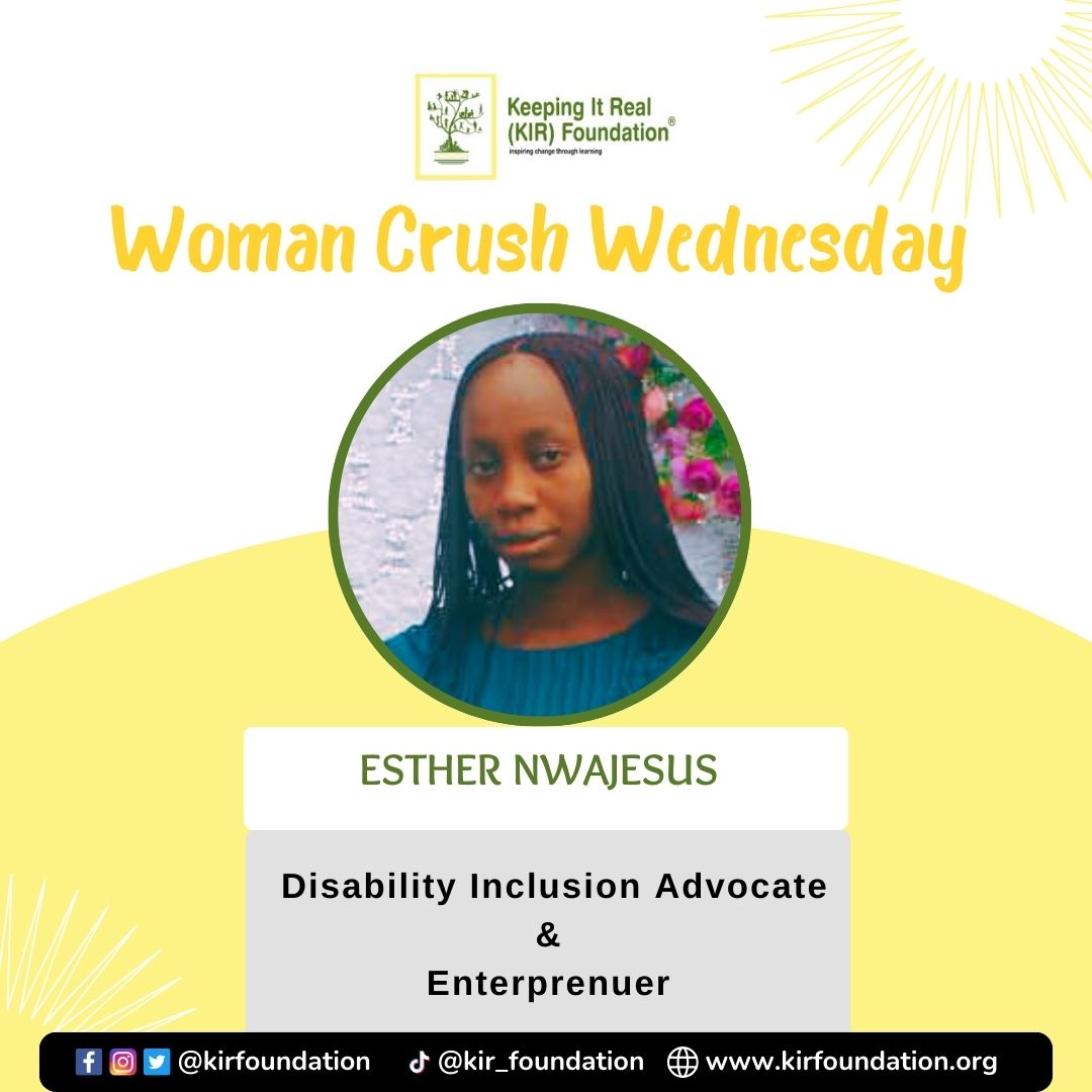 kirfoundation's tweet photo. Our #WCW is the #amazing Esther NwaJesus!
She is an entrepreneur & a #KIRFoundation #Volunteer.
Esther is a #DisabilityInclusion advocate passionate about empowering Persons with #Disabilities to thrive.
#Thanks for inspiring change through advocacy!
#DisabilityDay #IDPD2025 https://t.co/HN9cteZUDs