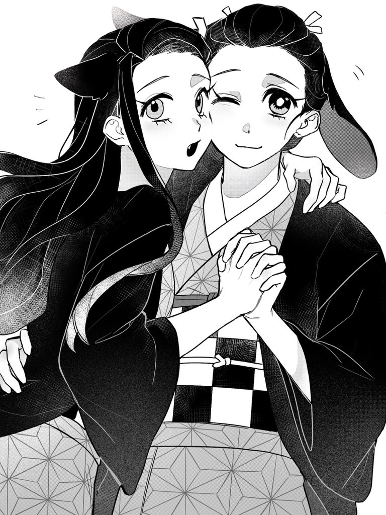 Momofd99's tweet photo. 🐱🐰 #鬼滅の刃 https://t.co/Z62zWDEbCO