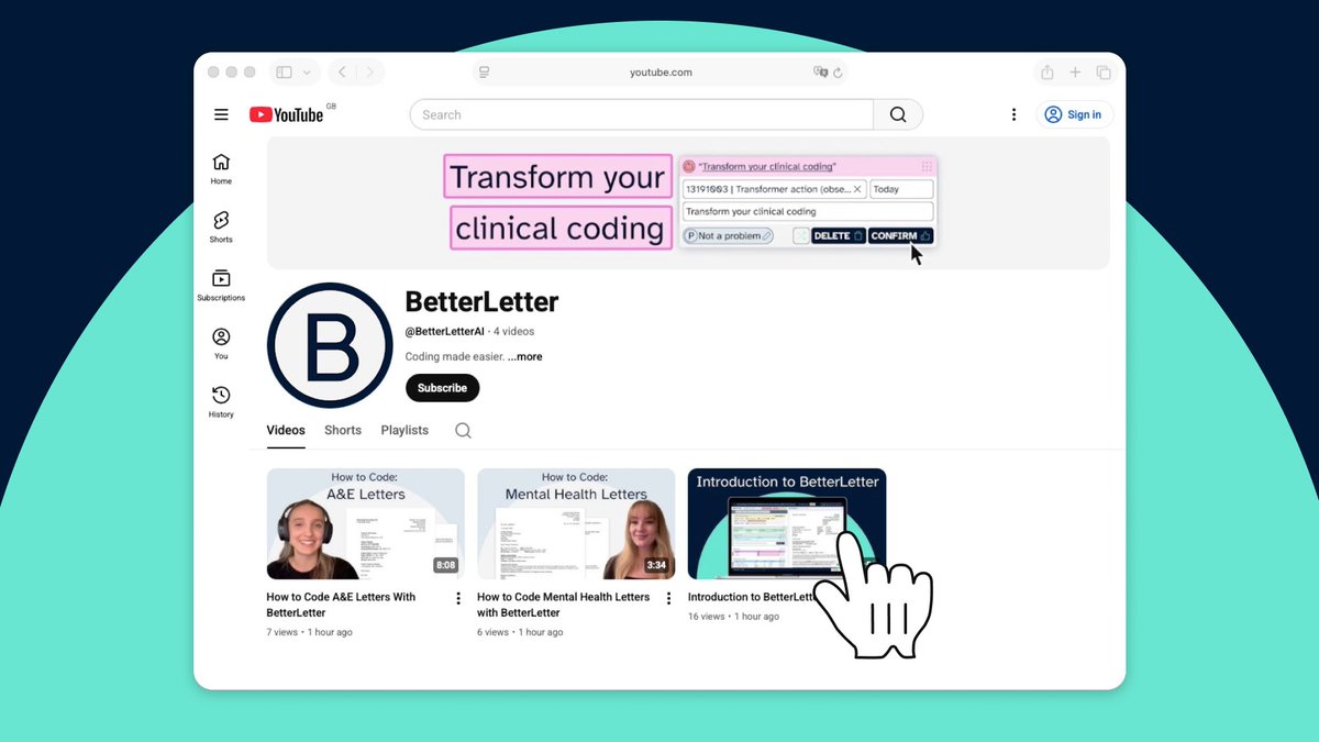 BetterLetter_AI's tweet photo. We’re thrilled to share that our brand new YouTube channel is officially live! 🎉

We will be sharing coding tutorials, helpful walkthroughs, &amp; plenty of tips to help you get even more out of BetterLetter.

Subscribe &amp; keep an eye out for new content!

▶️ https://t.co/Nhg2Ic26uD https://t.co/QUjRxbPLfY
