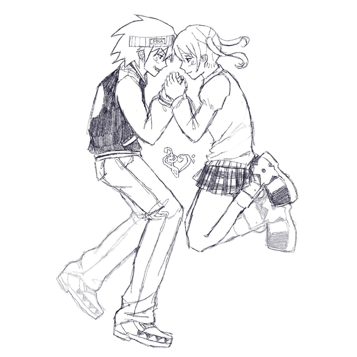 mimsy_15's tweet image. redraw of my first ever post!!
this was from april i think
#soulmaka