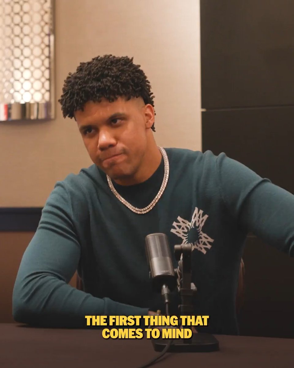 Juan Soto plays word association with some of the biggest names in baseball - including himself 😂