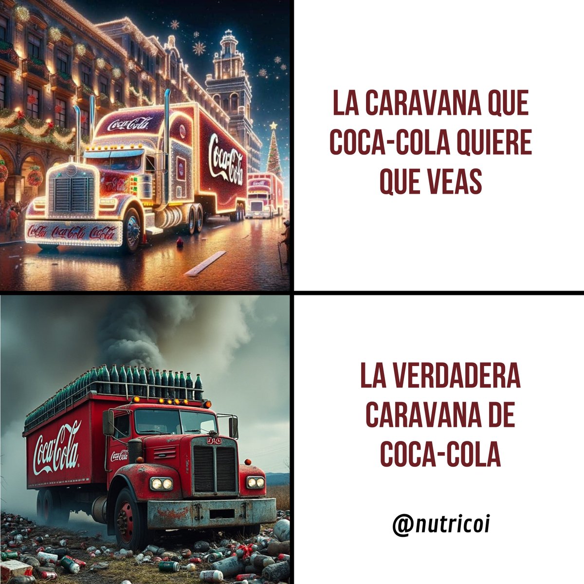 Apoyar la prohibición de las #Caravanas Navideñas de #CocaCola es una medida de protección a los derechos de la niñez ✅

La evidencia demuestra que estas estrategias influyen en sus preferencias, aumentan el consumo de productos dañinos y elevan el riesgo de enfermedades‼️