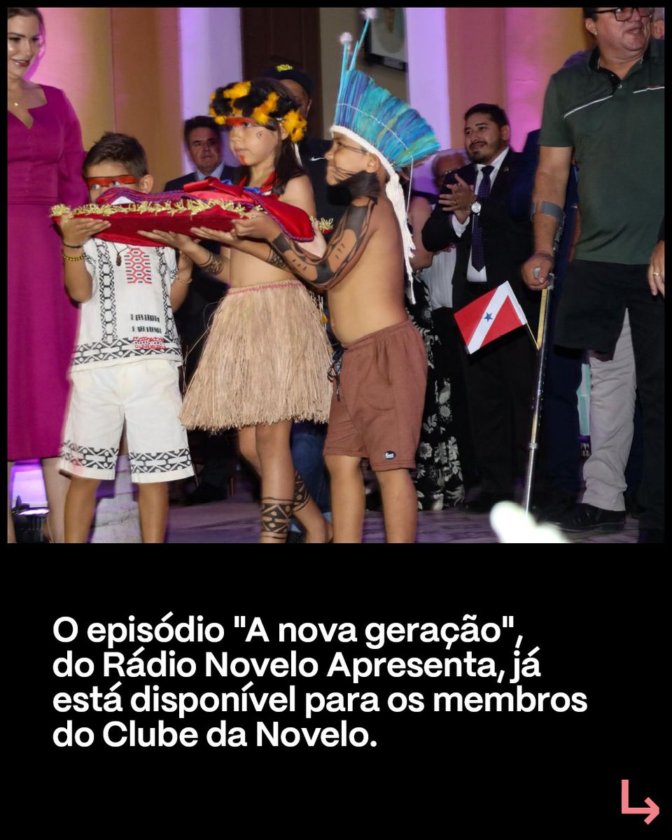 radionovelo's tweet photo. No primeiro ato, crianças indígenas crescendo, uma batalha após a outra. No segundo, um poema e um crime. Assine o Clube da Novelo e ouça o episódio "A nova geração", do Apresenta, com antecedência. https://t.co/9kXd94H4fL https://t.co/CHdu86KZtp