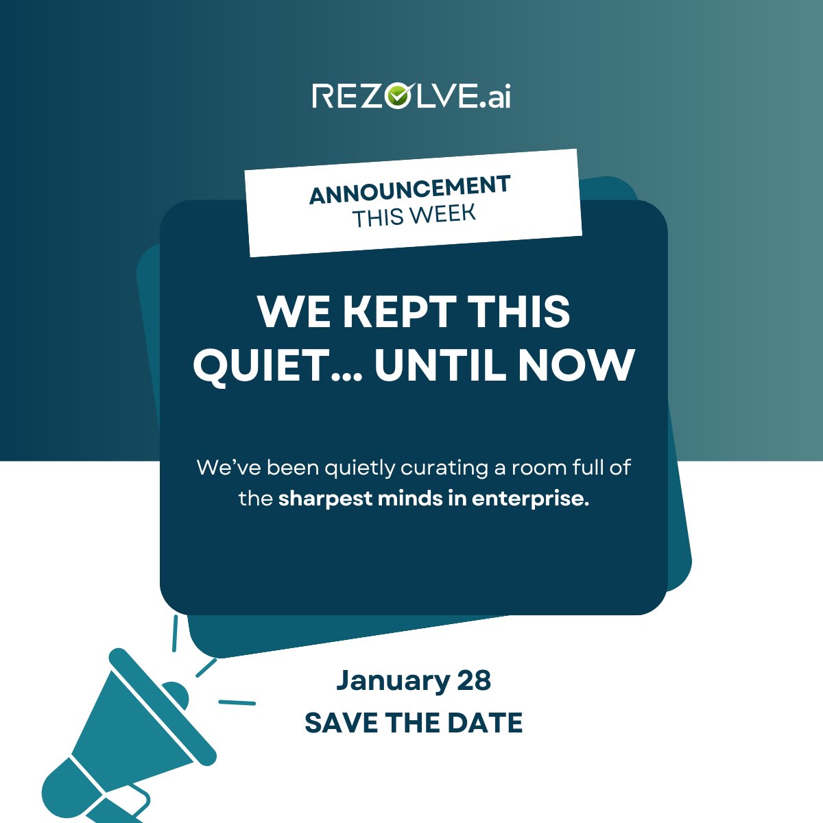 We’re opening the room on January 28, 2026. The people shaping the next era of enterprise support are stepping into one room.

Announcement drops this week.
Stay tuned!

#Announcement #Event #AInews