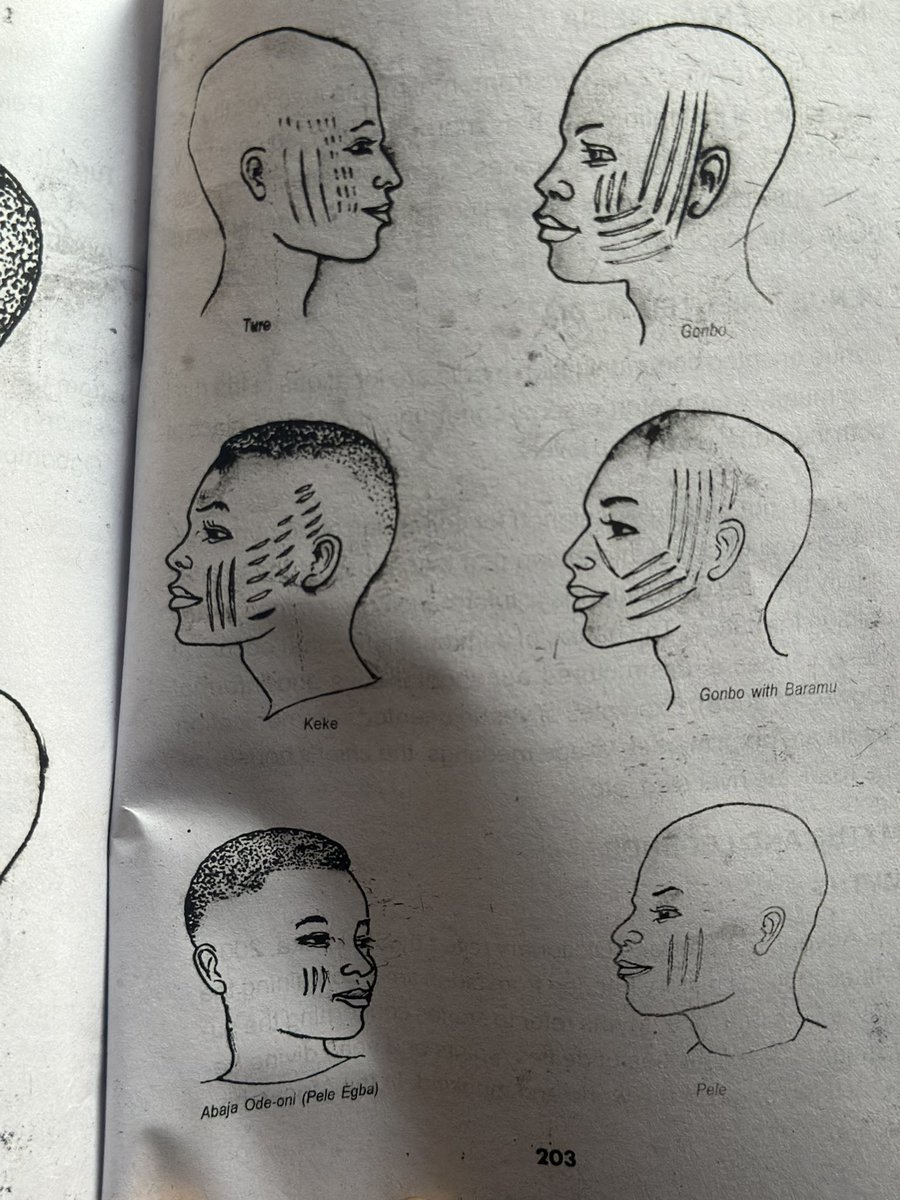 And dem talk say tribal mark nah fashion and beauty

Omoh if person tear me dis kain mark, I go kill am by all means 😂