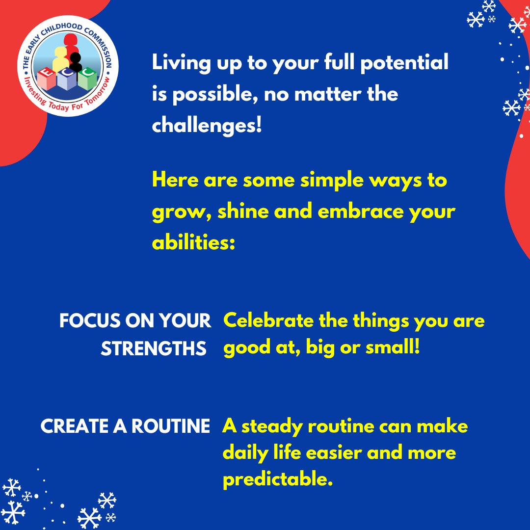 ECCJA's tweet image. 🌟 Every child has a spark! Celebrate strengths, embrace abilities, and shine your way in a world that believes in you. 💛✨
#12StandardsMatter #EarlyYearsMatter #InclusionMatters