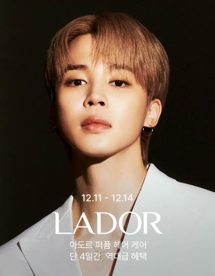 btschartsxdaily's tweet photo. New Photos of #JIMIN x LADOR✨

LADOR WITH JIMIN
#JIMINxLADOR https://t.co/jLnVlO6d6c