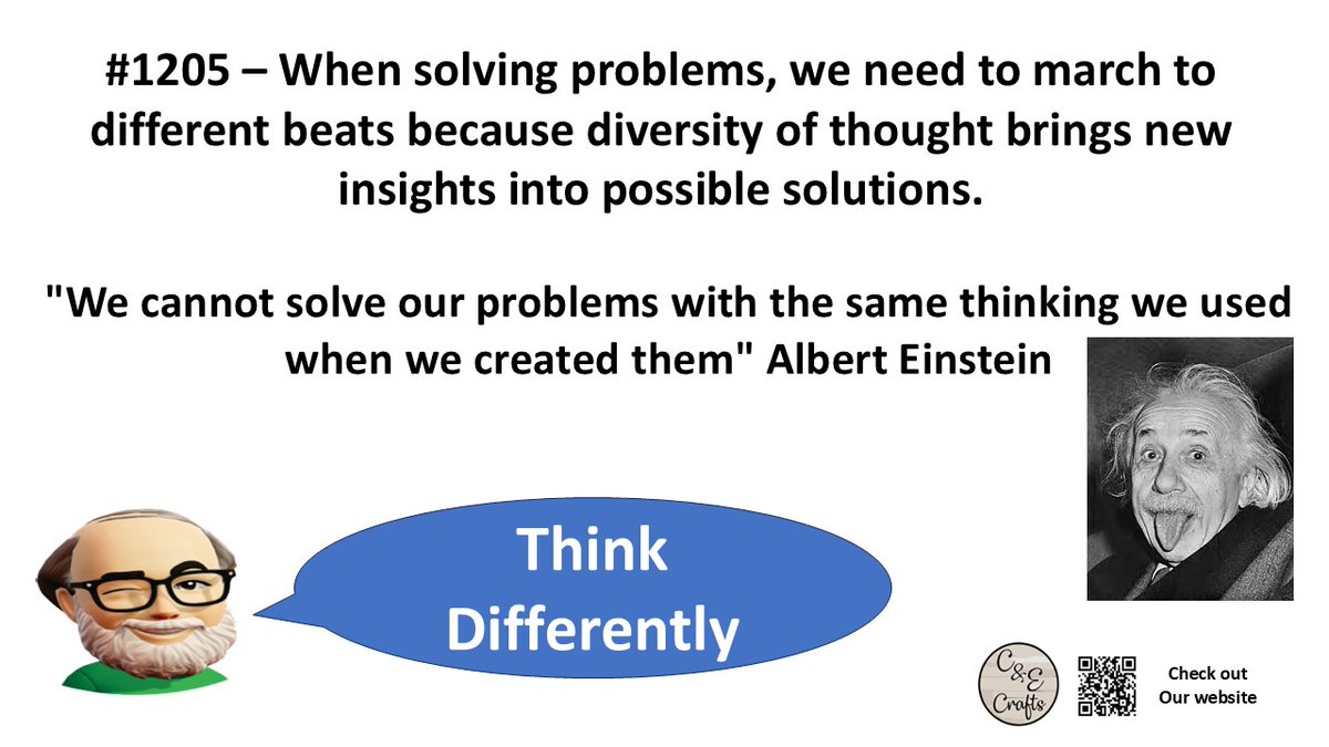 cyisms's tweet image. #cyisms #solveproblems #thinkdifferently #diversityofthought