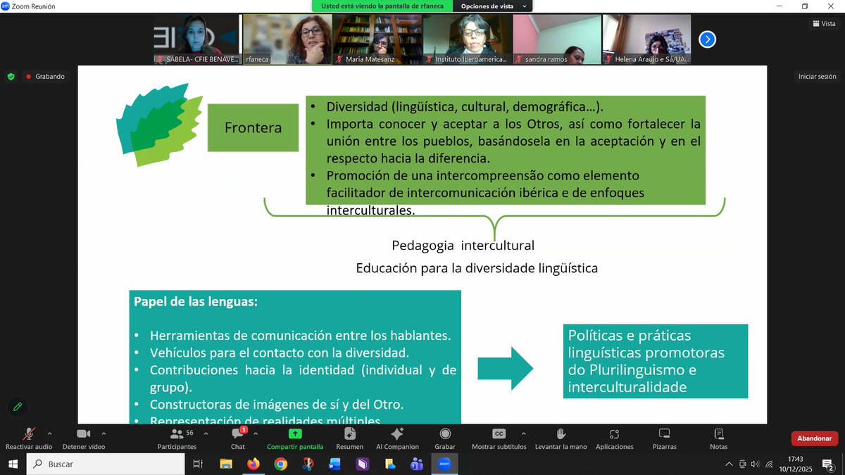 Continuamos con el PIE EBIF. 
Hoy trabajamos con las biografías lingüísticas de los alumnos y centros participantes para mapear los centros a nivel lingüístico. 
<a href="/CeipTera/">CEIP El Tera</a> <a href="/CEIPSansuenaZa/">CEIP Sansueña</a> 
Lengua y cultura de frontera

#internacionalizaCyL  <a href="/educacyl/">Educación JCyL</a> <a href="/fjmagdafuente/">Javier Magdaleno</a> <a href="/GatoNacho22/">GatoNacho</a>