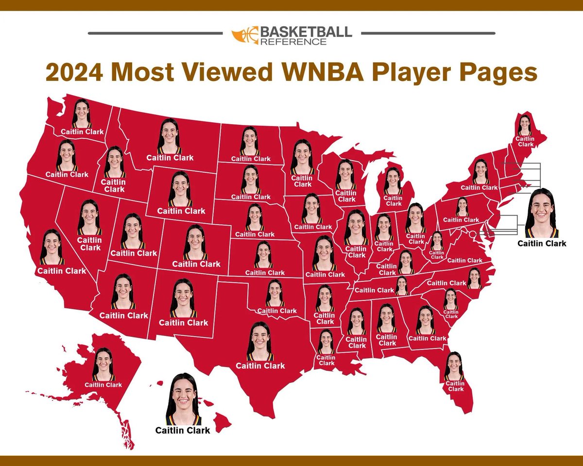 Wnba Realignment Map Caitlin Clark Tops WNBA's Most-Viewed Player Maps in 2025