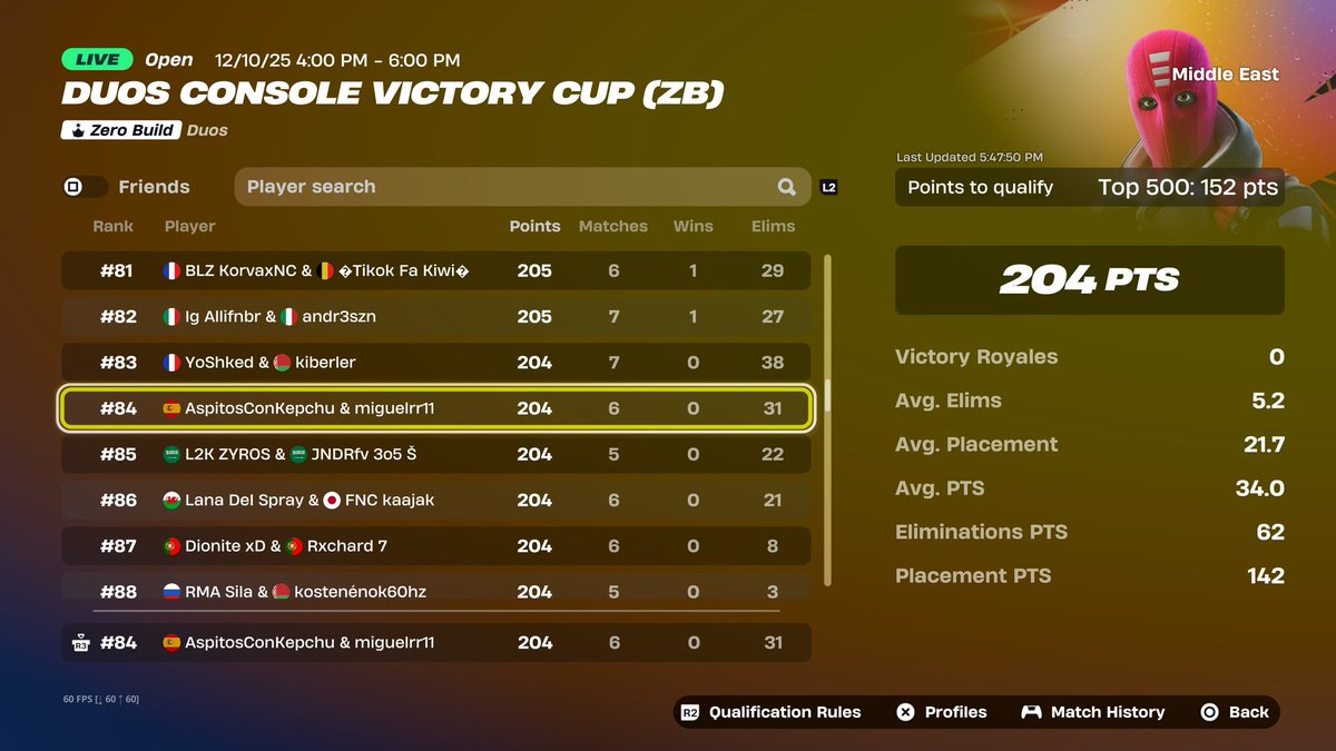 Fileem1x's tweet image. Early qualed vcc zb me w @miguelcs365 
Still F/A