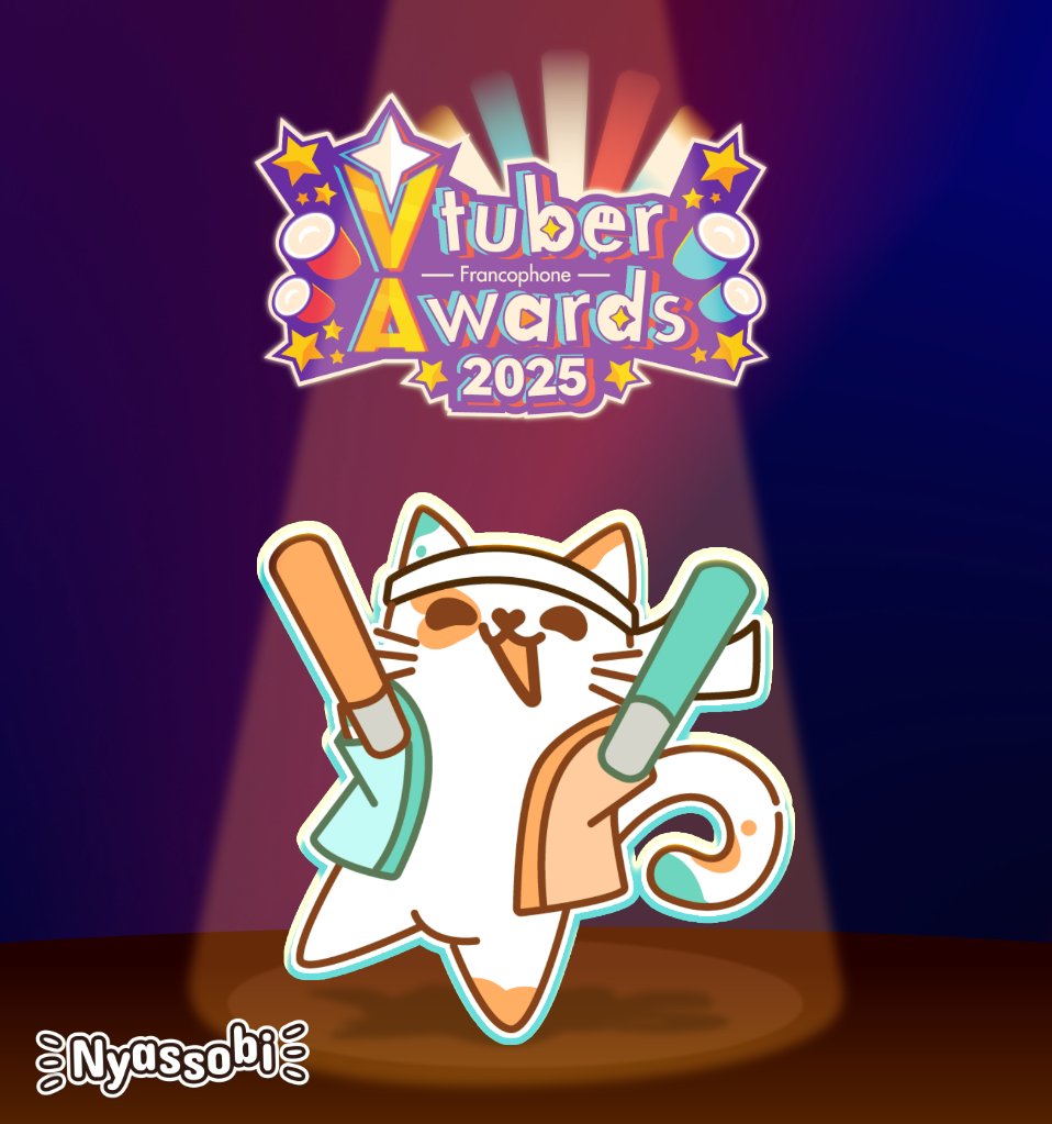 Ce week-end, assistez à la cérémonie des Vtuber Awards Fr !  

Nyassobi a travaillé sur la  mise en avant de la communauté, venez découvrir en direct ce que nous vous avons préparé 🥳

📅 Dimanche 14 Décembre 21h 
🔗 twitch.tv/katchanVT  #vtafr