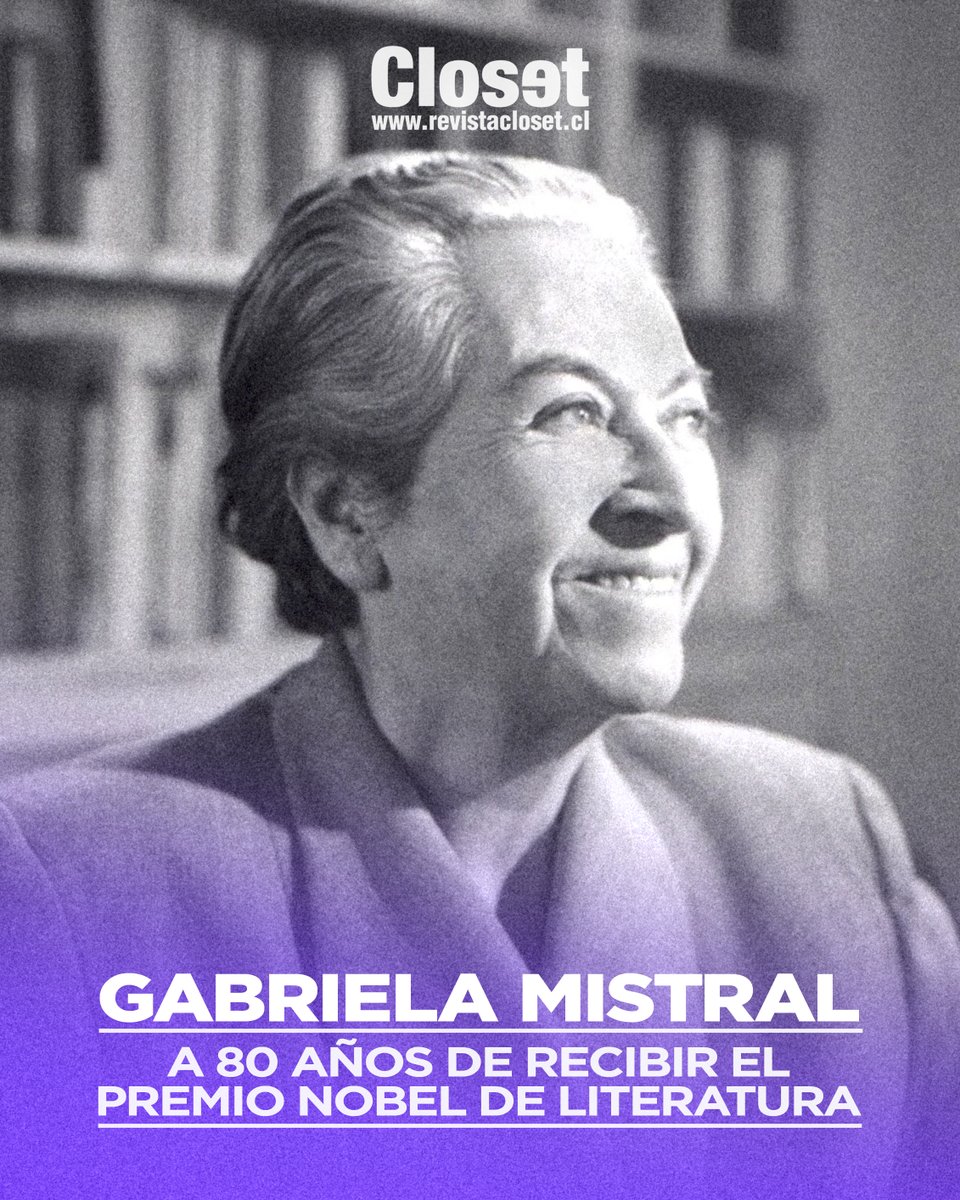 Un 10 de diciembre de 1945, Gabriela Mistral hizo historia al recibir el Premio Nobel de Literatura 👉 instagram.com/p/DSFsLQzjggK/