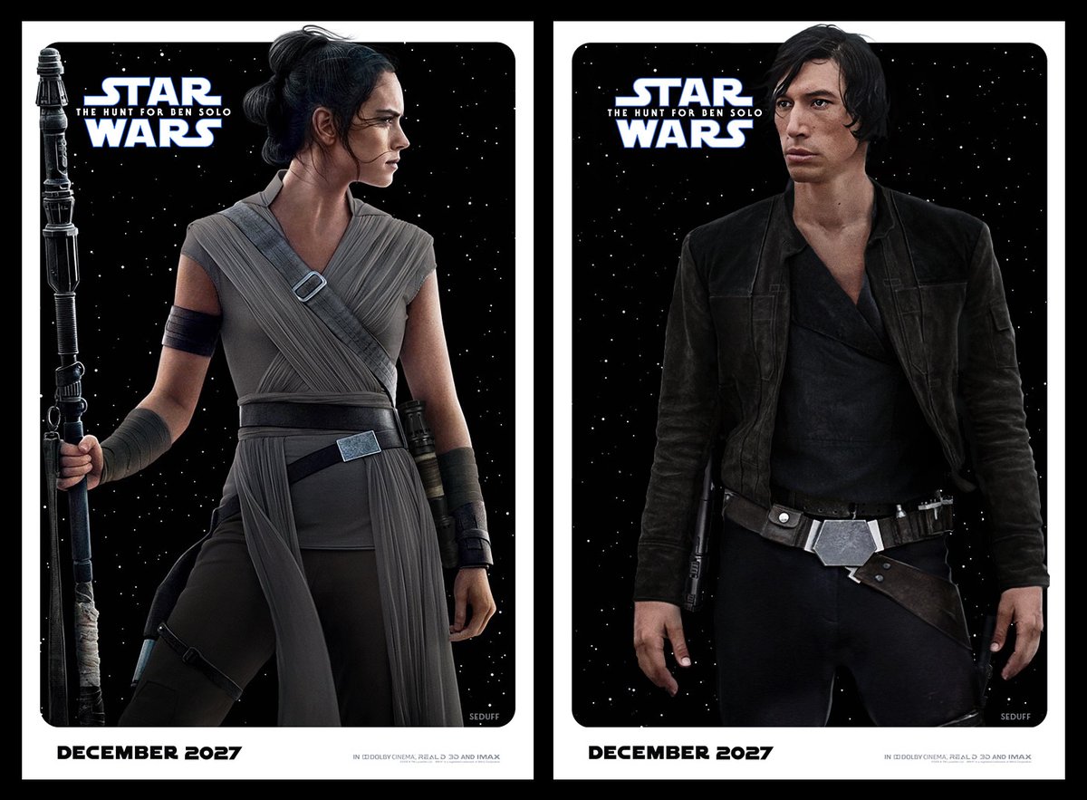 seduff_'s tweet image. It's time to reunite the Dyad. Green light #TheHuntForBenSolo #DaisyRidley #AdamDriver