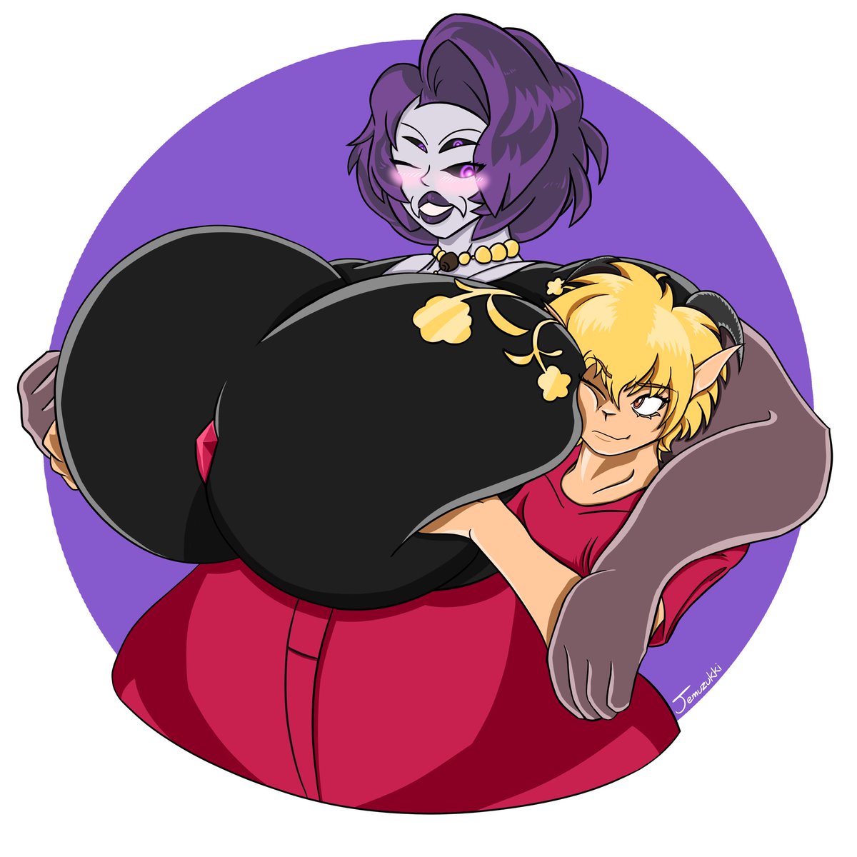 YCH: BIG OL SQUEEZE! - ART RAFFLE.

My First YCH Raffle for (at least) One Big Woman in this World!

To Enter:

-FOLLOW THIS ACCOUNT.
-LIKE &amp; RETWEET THE POST.
-SUBMIT YOUR CHARACTER IN THE REPLIES!

Deadline to be squeezed (with consent) is Sunday, December 14th at 11:59 PM EST.