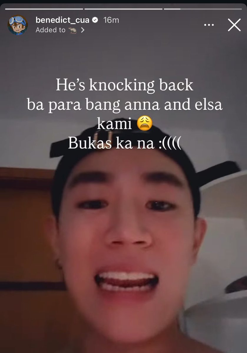 leshengbrent's tweet photo. just a random tweet:
ako lang ba yung nag aabang na mahuli ni benedict cua yung daga sa kwarto niya? pls sobrang abangers ako sa igs niya! HAHAHAHAHAHAHA and until now di pa rin nahuhuli ๐ญ๐
#benedictcua
#randomtweet
#NOTMBRELATED https://t.co/jFNMSgqrQv