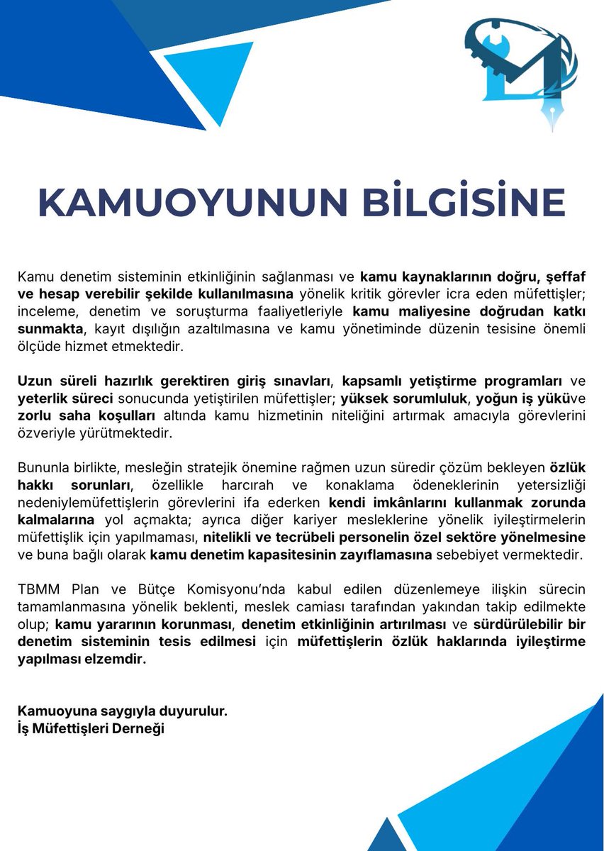 Kamu yararının korunması, denetim etkinliğinin arttırılması ve sürdürülebilir bir denetim sistemi #nasılolacak