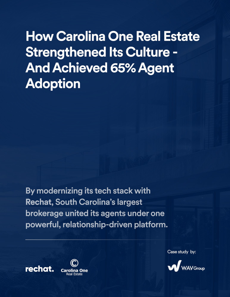 🚀 Carolina One Real Estate took a bold step that paid off. The brokerage streamlined its tech stack with <a href="/rechathq/">Rechat</a> and saw a dramatic jump in agent adoption and workflow efficiency.

A new case study breaks it down:

Agents gained a single, connected system that supports real