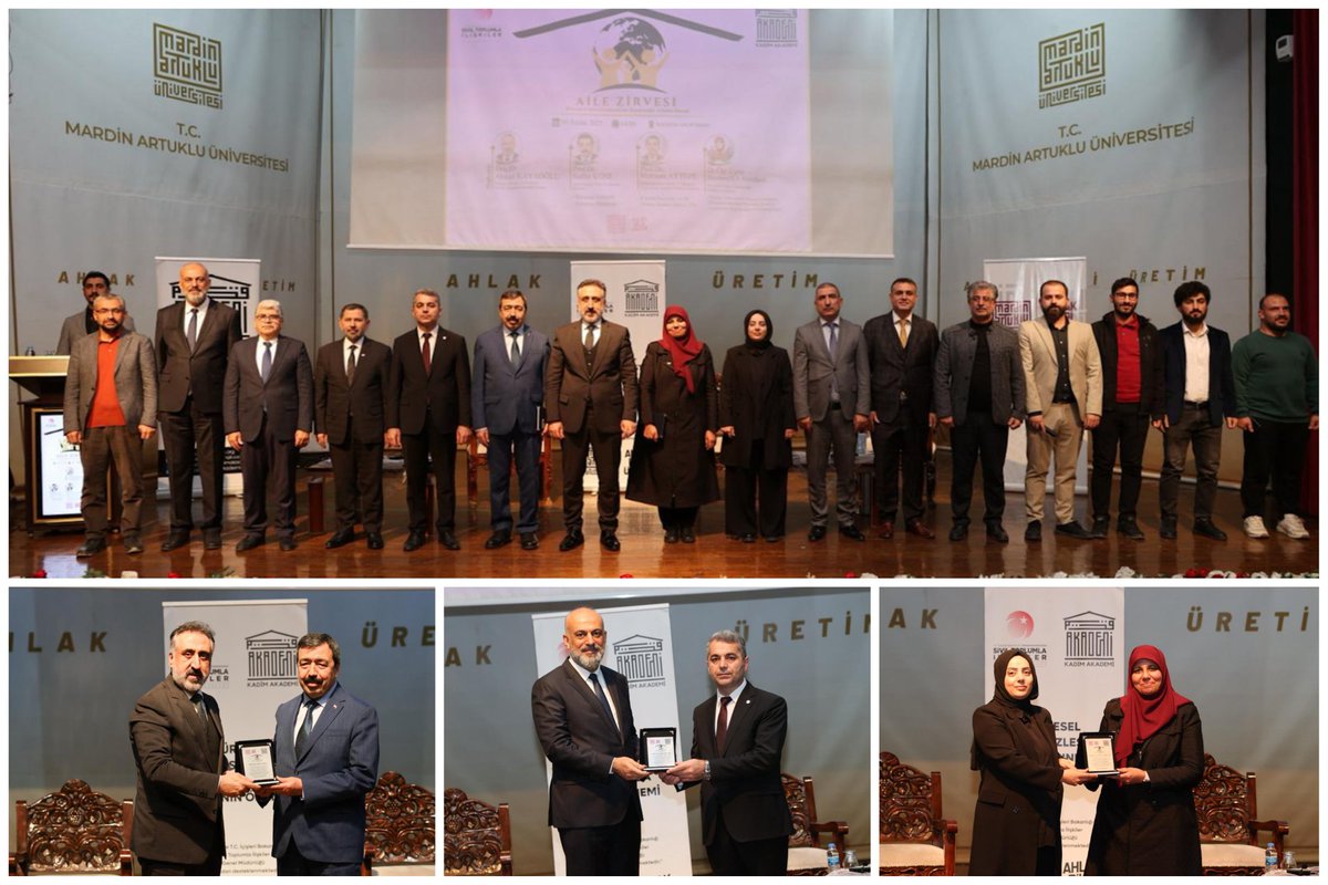 <a href="/icisleriSTi/">Sivil Toplumla İlişkiler Genel Müdürlüğü</a> Genel Müdürlüğü tarafından desteklenen, Kadim Akademi Derneği yürütücülüğünde ve <a href="/mardinartuklu/">Mardin Artuklu Üniversitesi</a> Üniversitesi paydaşlığında gerçekleştirilen "Küresel Cinsiyetsizleştirme Karşısında Ailenin Önemi" projesi kapsamında düzenlenen "Aile Zirvesi" alanında uzman değerli