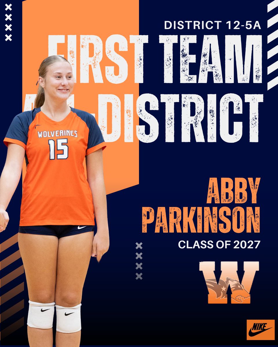 WakelandVB's tweet image. Congratulations to our 12-5A first team award winners!! 💙🧡🤍 #madeitmatter