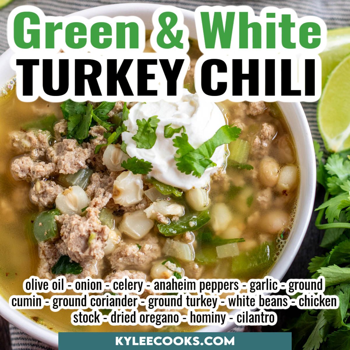 kyleecooks's tweet image. Green and White Turkey Chili – ready in just 30 minutes! Packed with lean turkey, fresh veggies, and spices. Perfect for meal prep and busy nights. 🍲 #KyleeCooks #HealthyRecipes #QuickMeals kyleecooks.com/green-white-ch…