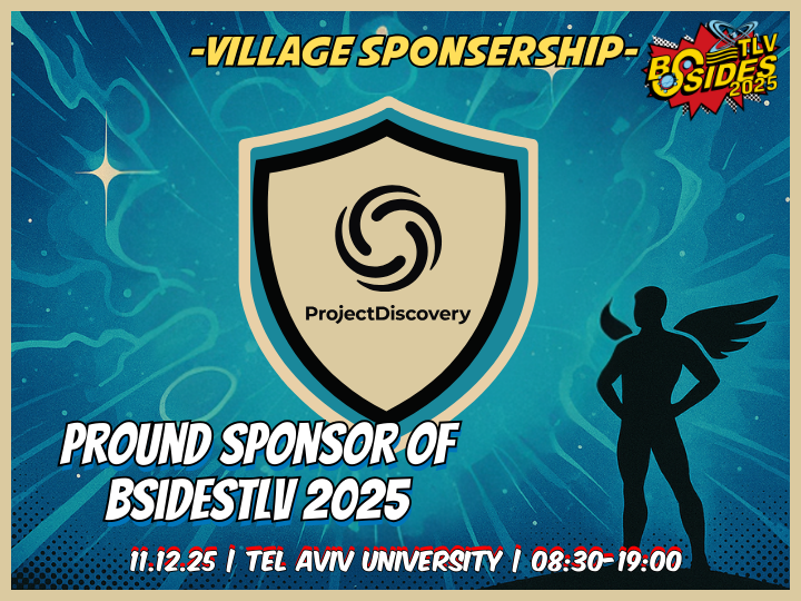 BsidesTLV's tweet photo. Welcome @pdis  to the BSidesTLV 2025 family. Their open source security tools power defenders everywhere, and they are sponsoring our Bug Bounty Village 🐞.

11.12.25 | Tel Aviv University

See you at BSidesTLV 2025, driven by our amazing sponsors. ❤️‍🔥 https://t.co/gHpiaoLf2R