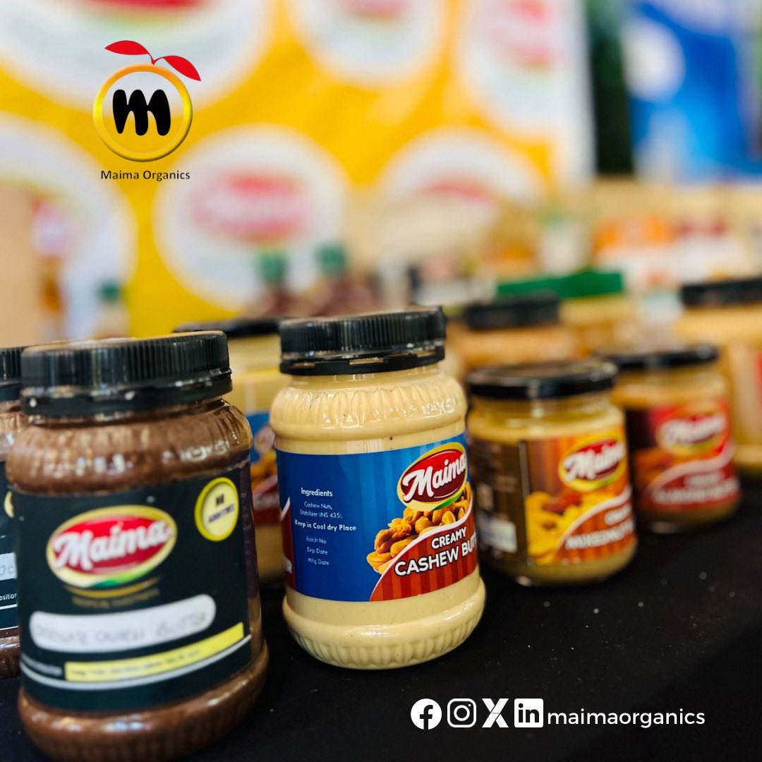 MaimaOrganics's tweet image. Maima Organics Nut Butters are rich in healthy fats, plant protein, and irresistible flavor. No additives, no preservatives — just honest nutrition in every spoonful. 🥜

Perfect for spreads, smoothies, baking, or straight from the jar.

#MaimaOrganics #NutButters