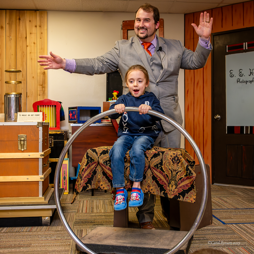 BCillusionist's tweet photo. Education isn't just for the classroom. Bring your kids to a museum or a library and learn to explore! Our Magic in the Library programs are where magic meets education, with unique #history and #science themed #magic shows for families. Every trick teaches, every laugh instructs! #stem #magictrick #education