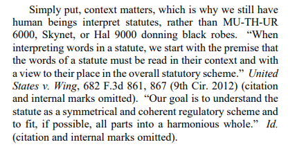 OK while I definitely won't agree with his upcoming 2A analysis in this case, I like Judge Owens and his writing style.